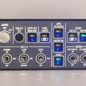 Home a320 mini overhead panel by madmonkey